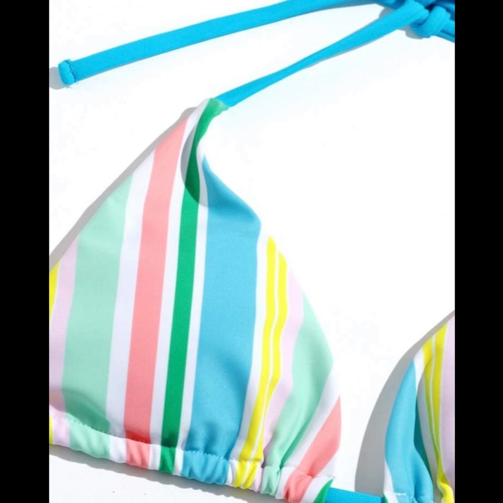 Striped Candy Bikini Set - Picture 4 of 6